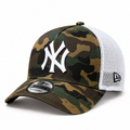 New Era NY Camo & White Trucker Cap