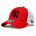 New Era NY Red & White Trucker Cap