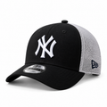 New Era NY Black & White Trucker Cap