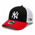 New Era NY Black, Red & White Trucker Cap